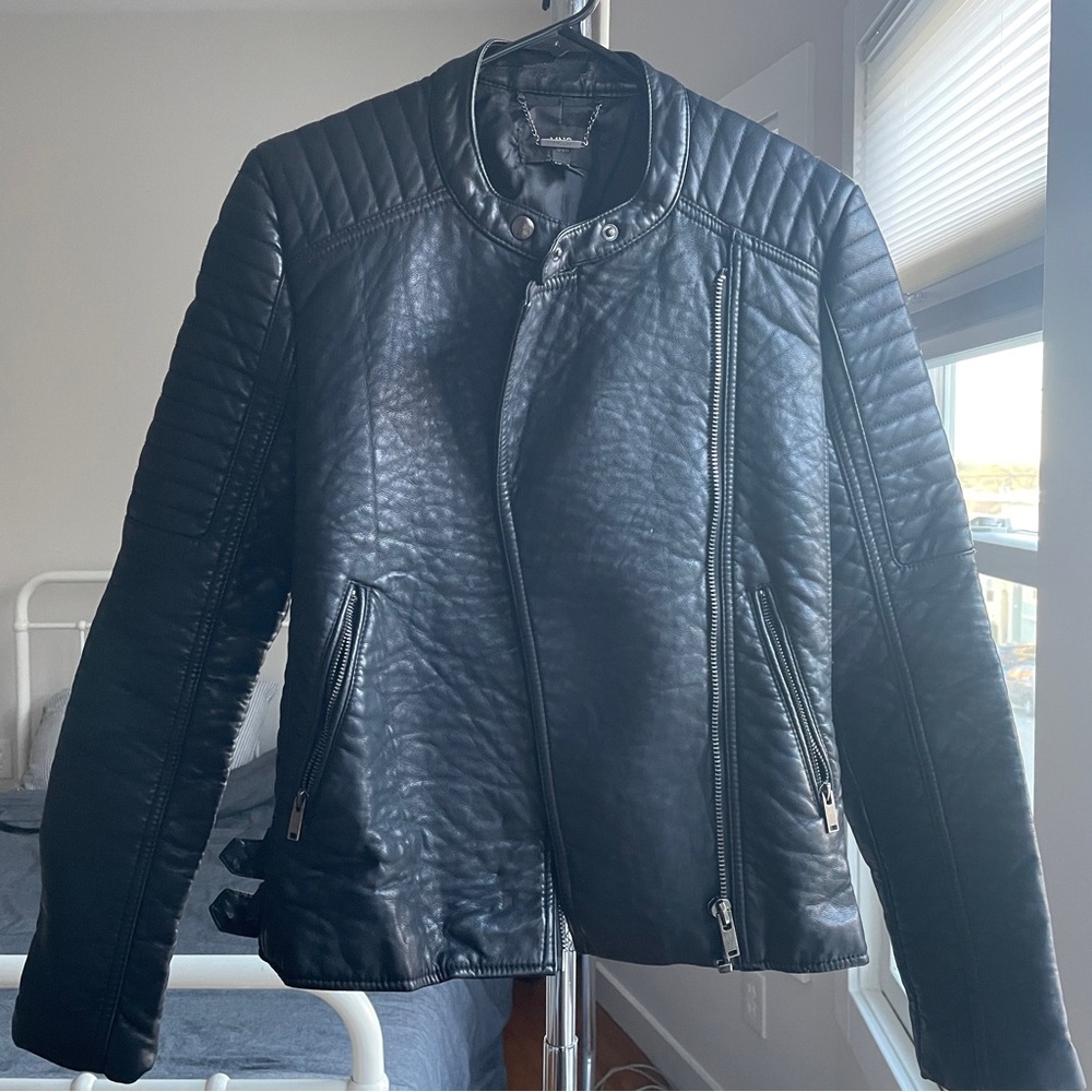 Mango MNG Faux Leather Jacket
